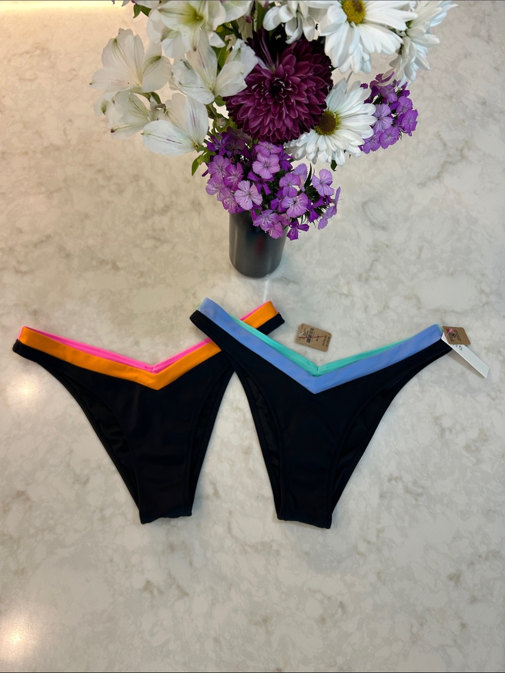 NWT PINK V-FRONT ITSY BIKINI BOTTOM - BUNDLE